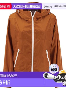 1h可退 香港直邮Hogan 女士 短版連帽風衣 KJW12486070PFW外套