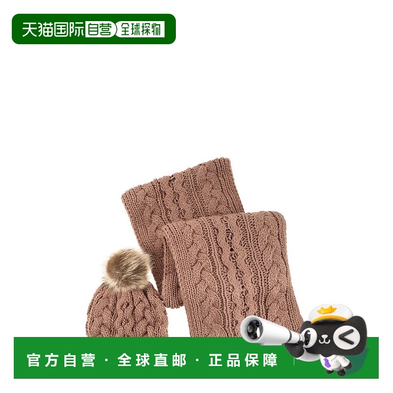 1h可退 香港直邮潮奢 Barbour 巴伯尔 女士 PENSHAW 帽子&围巾套