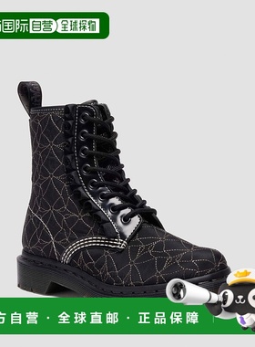 自营欧洲直邮DrMartens马丁大夫 1460 Frill男女通用黑色皮革系带