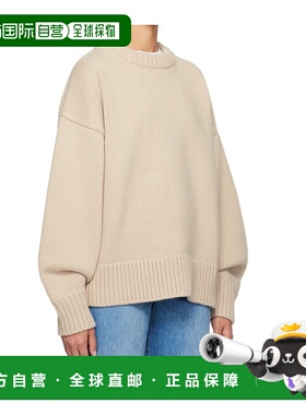 香港直邮THE ROW 女士针织毛衣 325Y184SAND AW2024 灰色 Ophelia