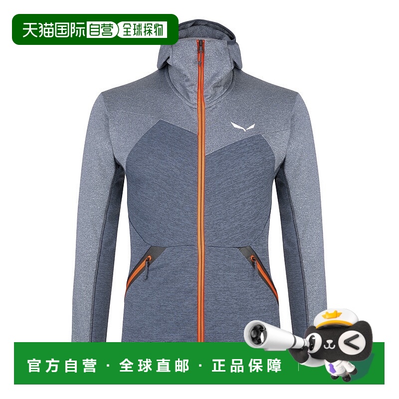 自营欧洲直邮Salewa沙乐华 Puez Melange Polarlite男士连帽夹克