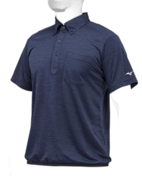 日本直邮MIZUNO Polo 夹克棒球 Polo 衫 12JC2H1214 男女通用