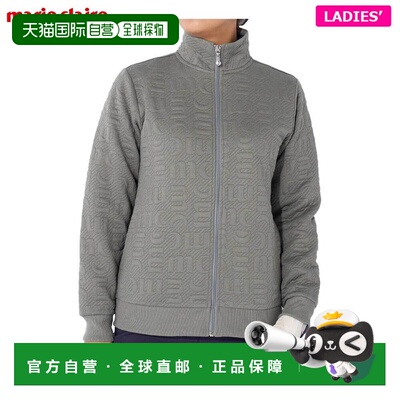 日本直邮Marie Claire 女士长袖全拉链高领罩衫 734-222 高尔夫服