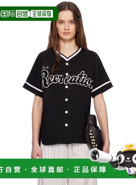 1h可退 香港直邮潮奢 Tom Ford 汤姆 福特 女士 黑色棒球衫
