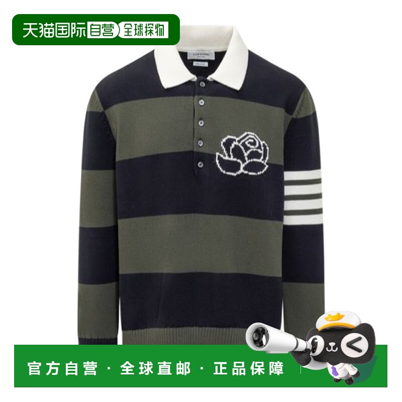香港直邮Thom Browne 长袖Polo衫 MKP120AY3016