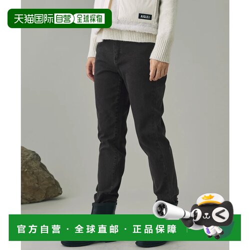 日本直邮AIGLE 修身牛仔裤 黑色