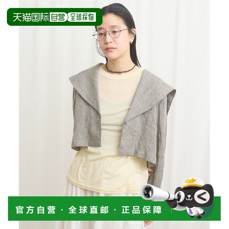 1h可退 日本直邮fig London 女装 亚麻风宽松短夹克 7001BZ001261