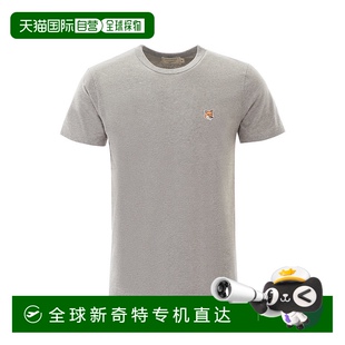 男士 T恤 香港直郵MAISON AM00103KJ0008GRM AW202 KITSUNé 1h可退