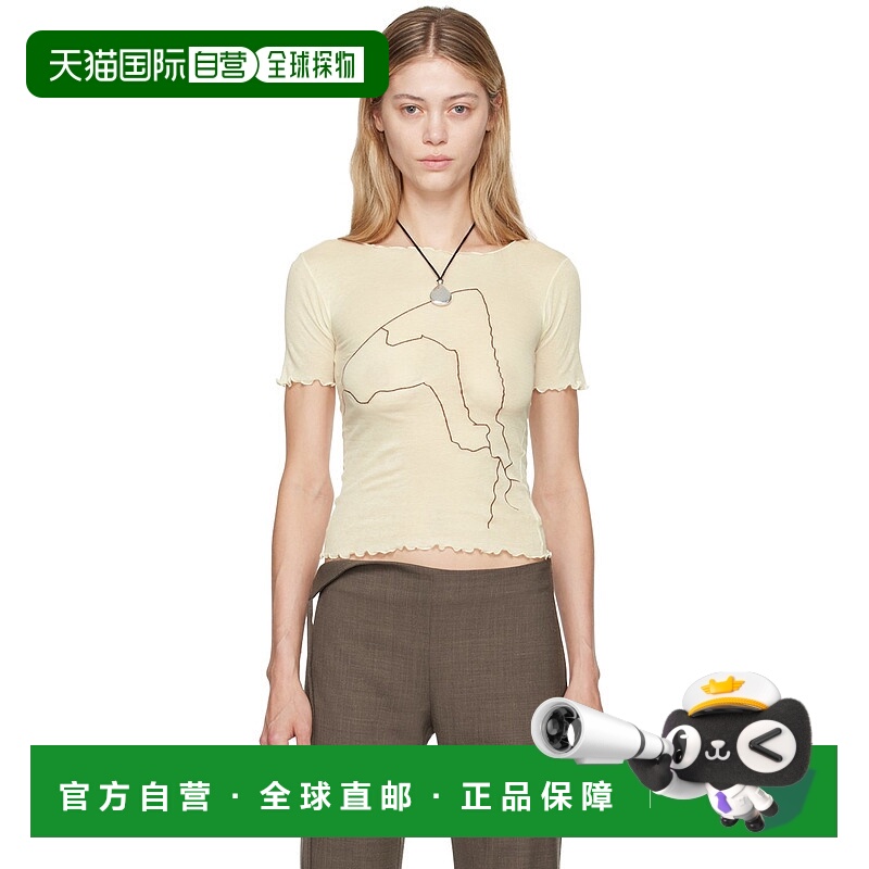 1h可退 香港直邮潮奢 Baserange 女士 灰白色 Aroostook T 恤 TOA