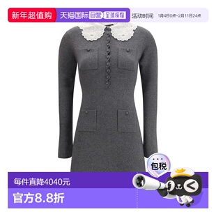 1h可退 香港直邮Self-Portrait 女士 针织迷你连衣裙 RS26106SGRG