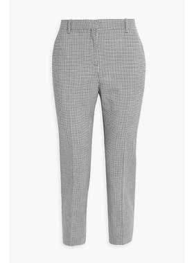 美国直邮THEORY 女士修身方格羊毛混纺休闲裤 US 2 中层剪裁