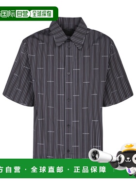 香港直邮GIVENCHY 男士衬衫  BM60WB14P5002 SS2024黑色男装