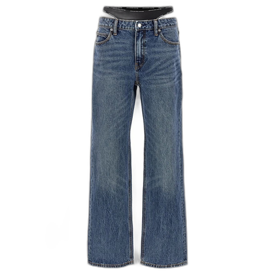 香港直邮ALEXANDER WANG 女士牛仔裤 4DC32444004 【付后1h可退】
