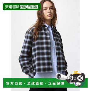 日本直邮Uniqlo 无 法兰绒宽松衬衫 479085优衣库短款外套