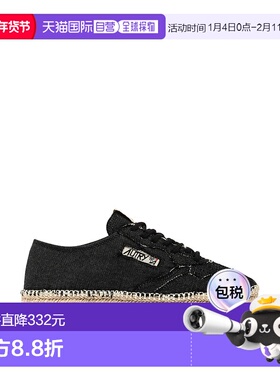 香港直邮AUTRY 女士休闲鞋 ESLWCV02BLACK AW2025 黑色 ESPADRILL