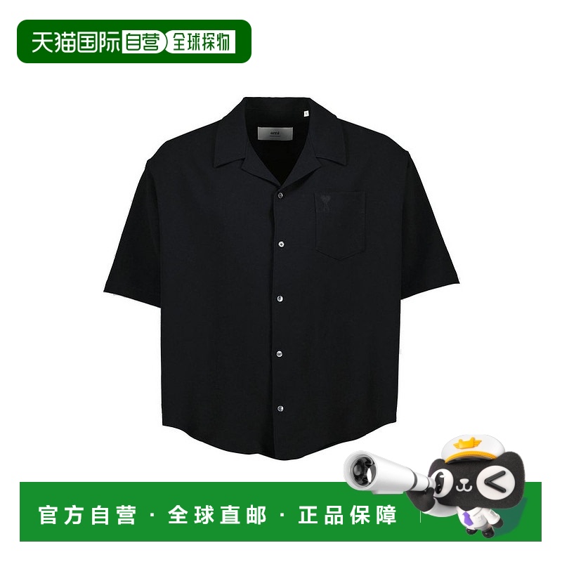 1h可退 香港直邮潮奢 Ami Paris 男士 短袖衬衫 HSH219CO0106