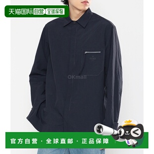 韩国直邮FENDI 芬迪 罗马尼龙衬衫 男士长袖衬衫 FW1236 AMYY F0V