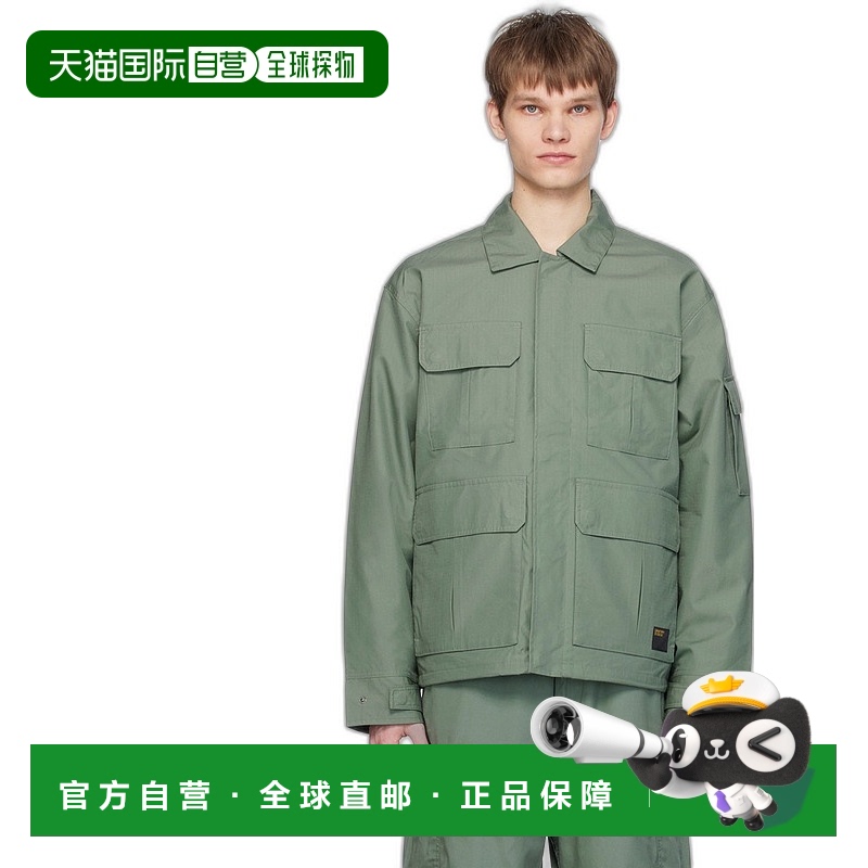 1h可退 香港直邮潮奢 CARHARTT WIP 男士 绿色 Holt 夹克 I032979