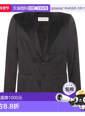 1h可退 香港直邮Dries Van Noten 德赖斯 范诺顿 男士 黑色棉混纺