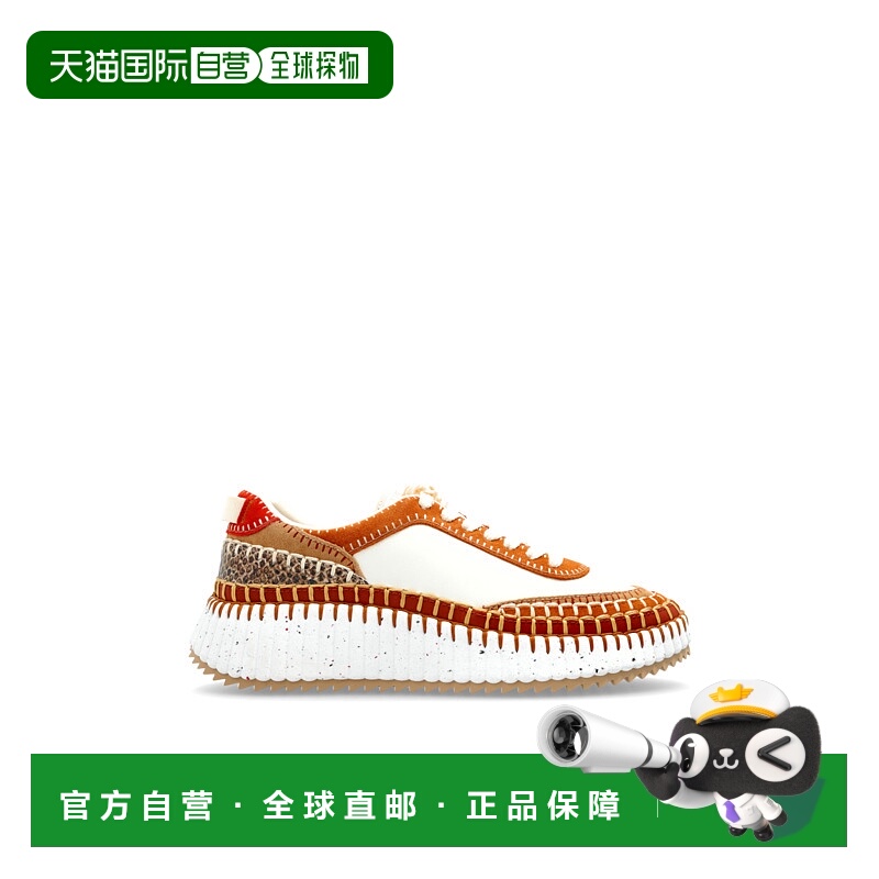 1h可退 香港直邮CHLOÉ 女士运动鞋 CH25W00RTU25X AW2025 白色 ‘