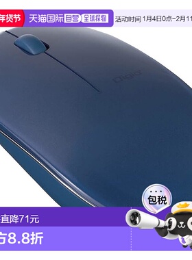 【日本直邮】DIGIO 2蓝牙鼠标3按钮蓝光LED蓝色