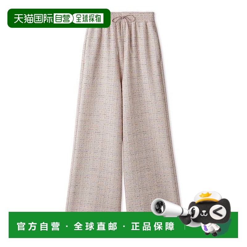 1h可退 日本直邮Lily Brown 女装 00码 显瘦直筒针织西装裤 LWCP2