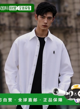 韩国直邮YALE HERITAGE UNIVERSITY DAN STANDARD FIT SHIRT WHTE