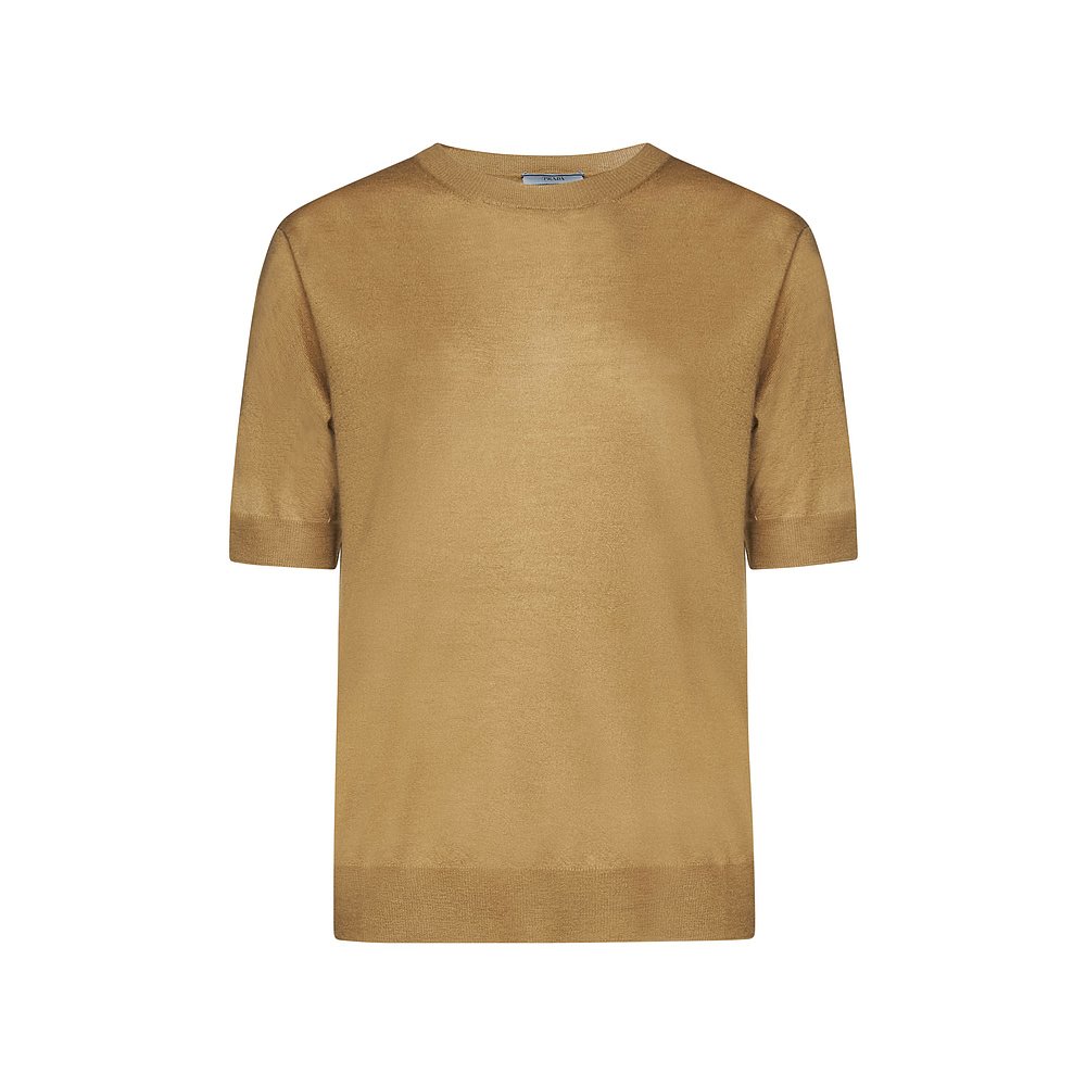 PRADA 女士T恤 P24D2QOOO10LJF0594 AW2024 金色