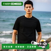 香港直邮The black黑色 Row 圆领短袖 1h可退 381K291 男士 T恤 舒