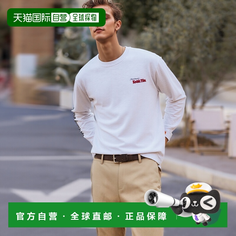韩国直邮KODAK正品新款美式校园时尚运动男款T恤K4223LRL67WMG
