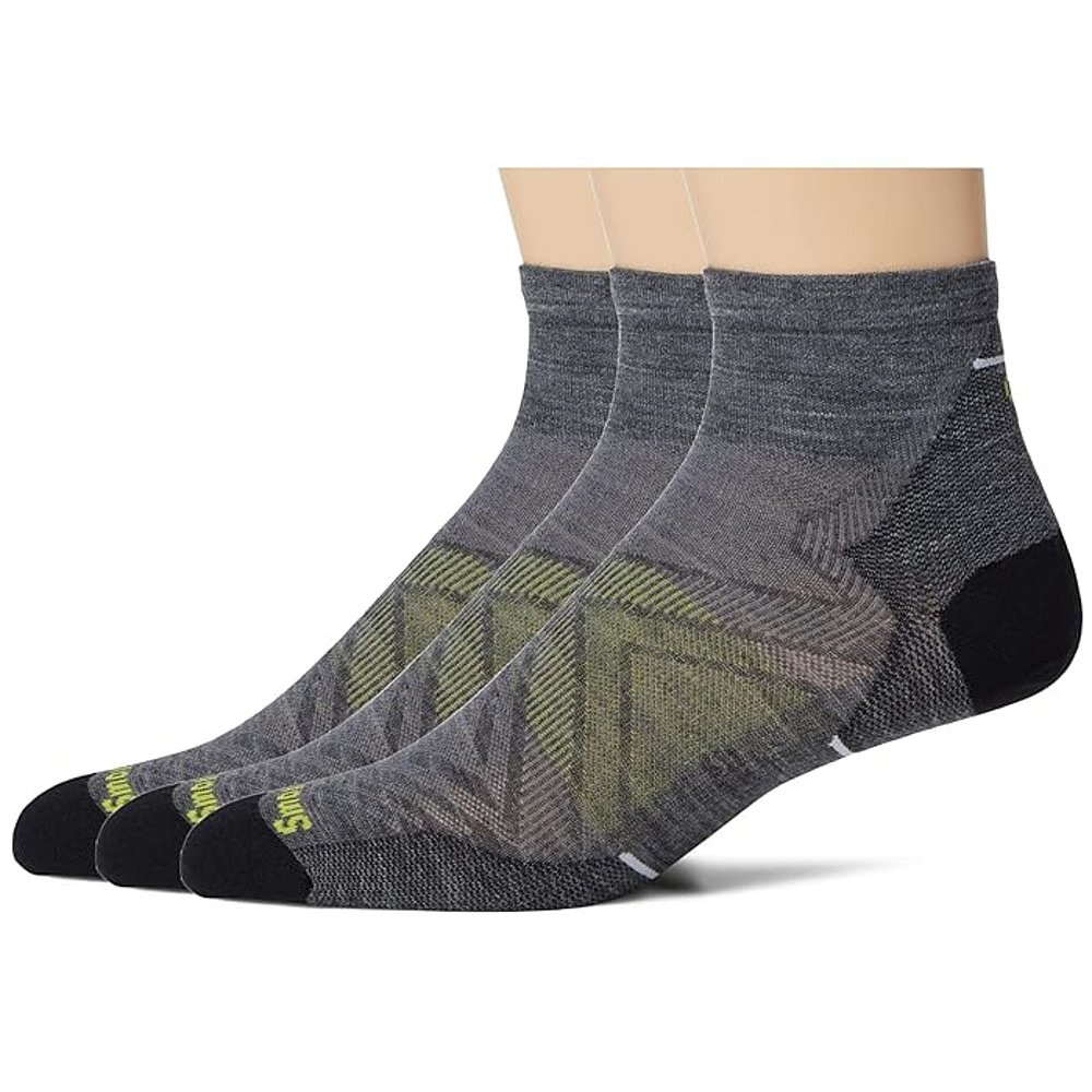 潮奢 smartwool 男士 Run Zero 方形及踝袜(三件装)