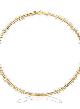 自营 Ross-Simons 意大利 4 毫米 14 克拉黄金欧米茄项链 - 16 英