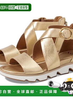 自营Women's Sofft Mackenna SF0082003 Sandals Gold Leather Ba