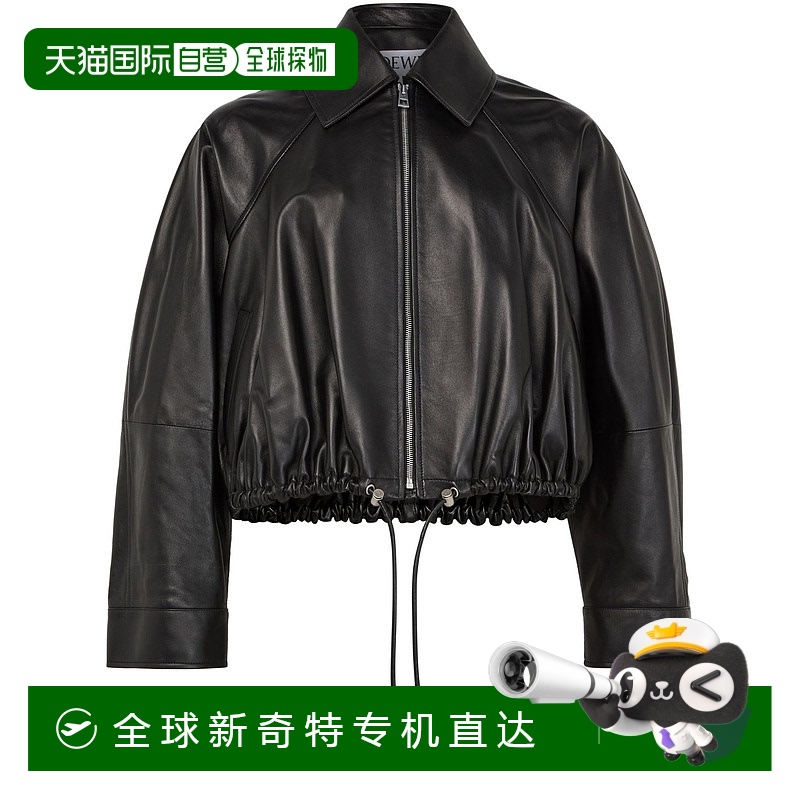 1h可退 香港直邮潮奢 LOEWE 罗意威 女士 纳帕羊羔皮外套