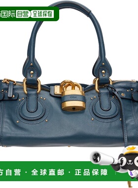 1h可退 香港直邮Chloe 蔻依 女士 蓝色 Paddington 手提包 CH25WS