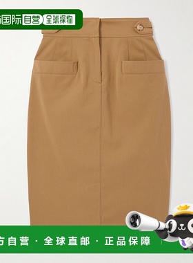 香港直邮Chloe 蔻依 女士 棉质斜纹布中长半身裙 CH25SJU03341