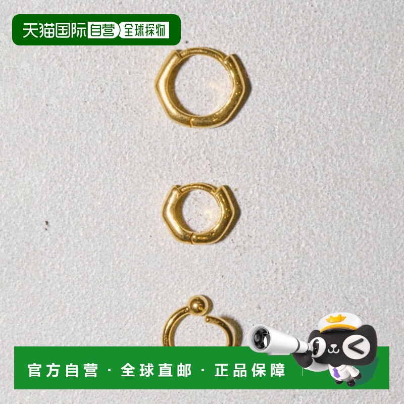 日本直邮TODAYFU Mini Hoop Pierce 3 Set Silver925 Mini Hoop P