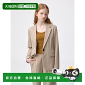 可洗西装 夹克 日潮跑腿GU极优 WOMEN BEIGE 357496外套