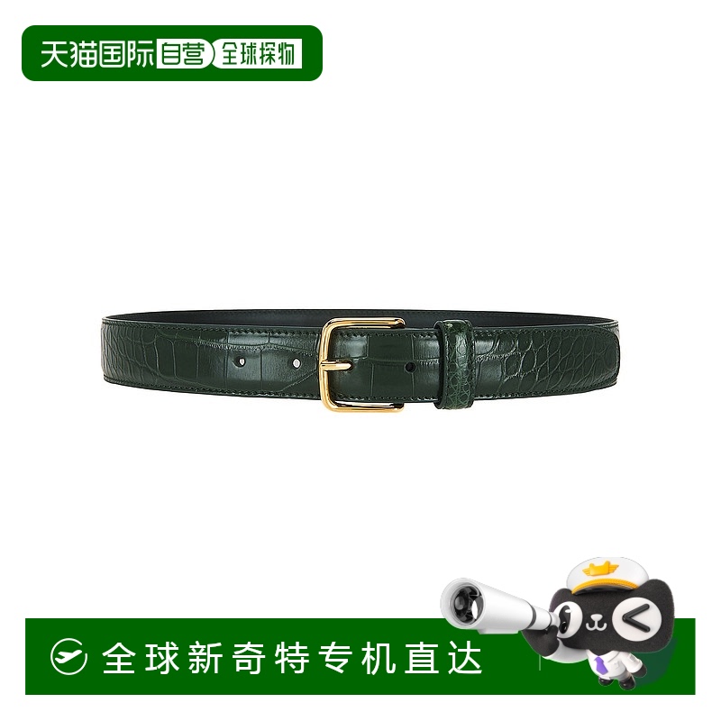 1h可退 香港直邮The Row 女士 鳄鱼纹经典款皮带 W1283E33