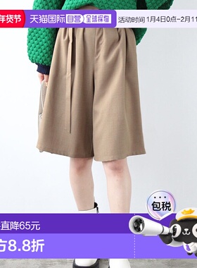 日本直邮GeeRA 带腰带短裤套装 R04609EW12078 短裤