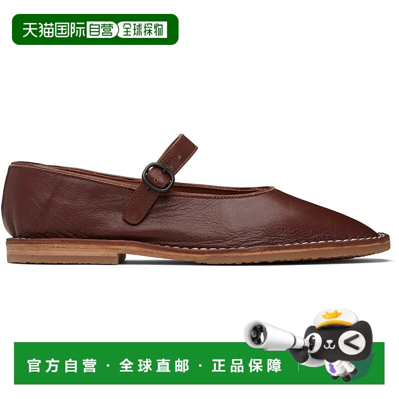 1h可退 香港直邮Hereu 女士 棕色 Brava Supple Shiny 玛丽珍鞋 B