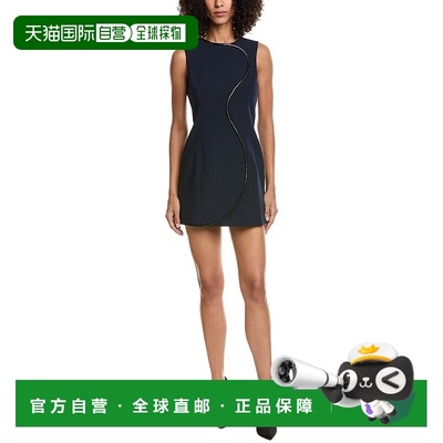 自营Amanda Uprichard Andie Sheath Dress - navy 美国奥莱直发