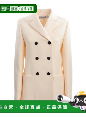 1h可退 香港直邮DIOR 迪奥 女士 双排扣西装外套 111V05A1166