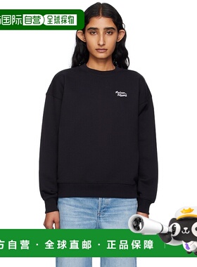 1h可退 香港直邮潮奢 MAISON KITSUNE 女士 黑色 Handwriting Com