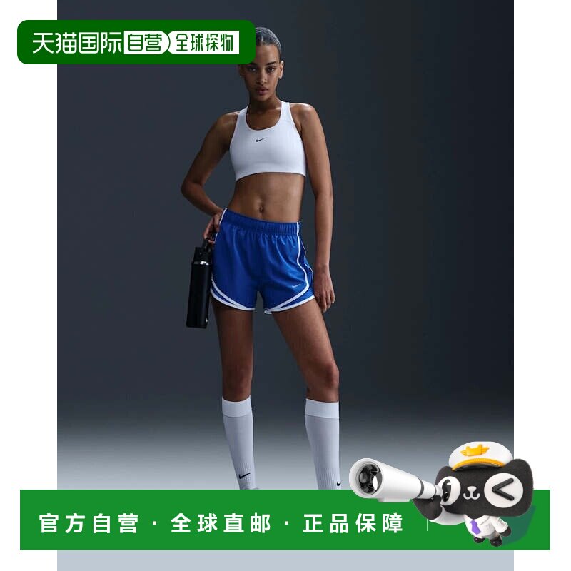 自营Nike Tempo短裤女式蓝色Dri FIT中腰短裤跑步短裤DSGL568-蓝