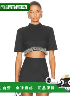 1h可退 香港直邮潮奢 Simkhai 女士 Jalen 短袖短款上衣 5252017C