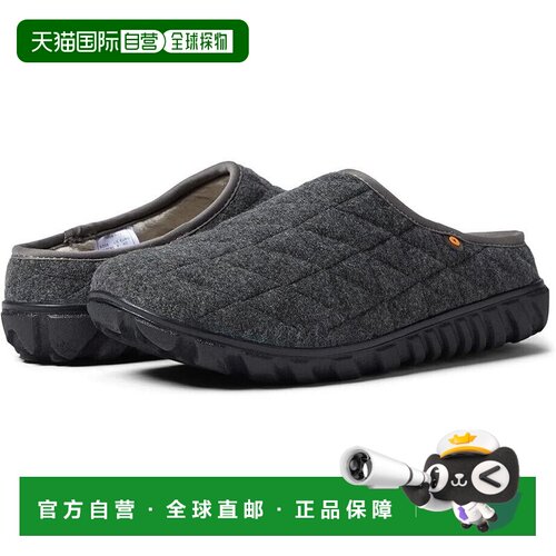 自营Bogs Snowday II 78889-013女式7号炭质拖鞋舒适鞋KHD726-灰