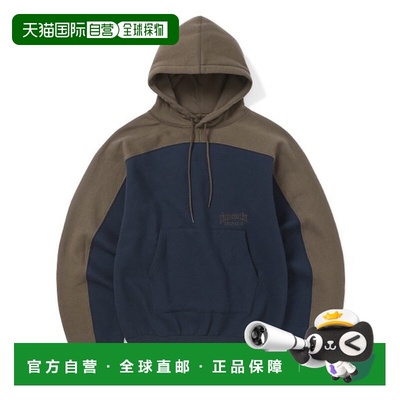 韩国直邮THISISNEVERTHAT 连帽衫Panelled Hoodie NavyTN233TSWHO