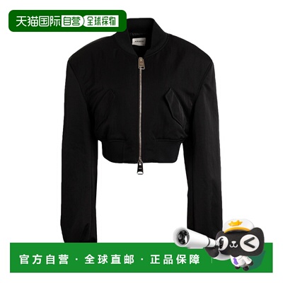 付款1h内可退 香港直邮潮奢 KHAITE 女士 短夹克 black黑色 舒适