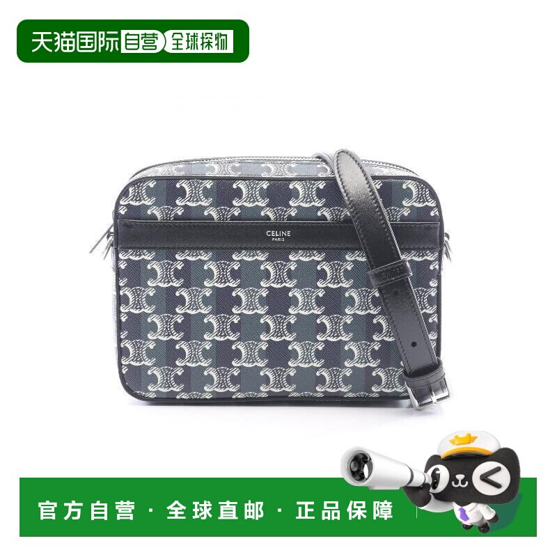 日本直邮中古二奢Celine赛琳女包S级99新bag包涂层/防水帆布斜挎图片